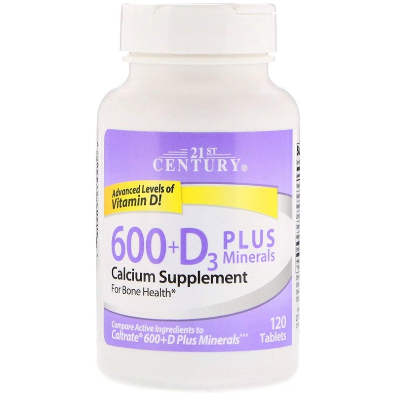 21st Century 600 Plus D Minerals Calcium Supplement - Image 1
